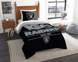Nfl Oakland Raiders Twin Comforter Set
