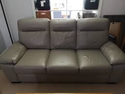 harveys grey leather sofa save 50