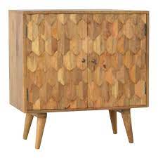 artisan furniture pineapple carved cabinet