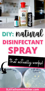 diy natural disinfectant spray with