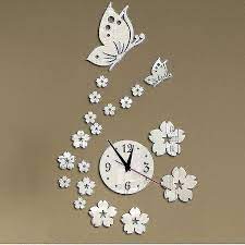 Acrylic Clock Watch Wall Clock 3d