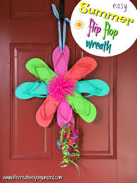 It's sure to delight anyone who revels in spring and. Colorful Flip Flop Wreath Get Your Summer On Life Creatively Organized