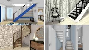 Painting a staircase a fresh colour can elevate a dark and dated hallway, making it feel bright and welcoming. Roomsketcher Blog Visualize Your Staircase Design Online