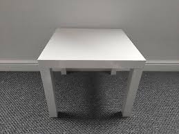 Ikea Lack Side Table High Gloss White