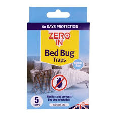 zero in bed bug traps 5 pack