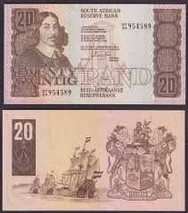 south africa 20 rand nd 1982 1985 unc