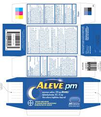 Aleve Pm Tablet Film Coated Bayer Healthcare Llc