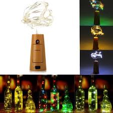 75cm 15 led cork bottle stopper light
