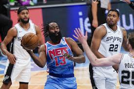 There's a reason he's the unforgettable mvp. James Harden Returns Hamstring Injury Nets Beat Spurs