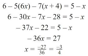 math linear equations