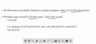 0 0358 m solution of chloride ions