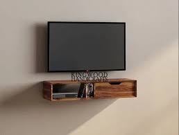 Rectangular Honey Kingwood Furniture Tv