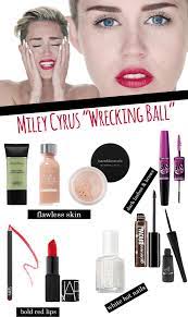 miley s wrecking ball makeup life