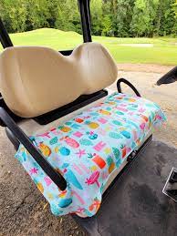 Golf Cart Seat Cover In 19th Hole Tiki