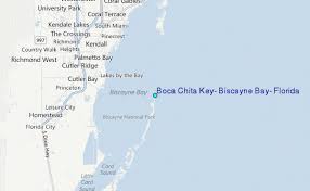 Boca Chita Key Biscayne Bay Florida Tide Station Location