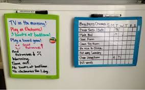 Diy Behavior Chart And Chore Chart Dry Erase Boards For