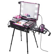 led makeup studio beauty trolley