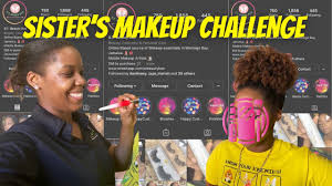 sister makeup challenge i did my