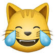 512 x 512 png 24 кб. Cat Face With Tears Of Joy Emoji
