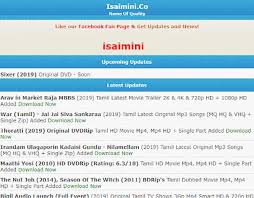 After the banned from government and internet service providers, you cannot access the website directly; Isaimini Or Tamilrockers Tamil New Movies Download Isaimini Mp3 Songs Sunriseread