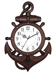 Ship Steering Shape Wall Clock