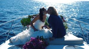 romantic boat elopement in spain
