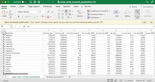 creating a dataframe from an excel file