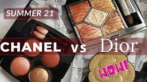 dior summer dune makeup 2021 vs chanel