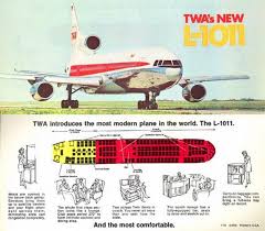 Twa Airlines New L 1011 Planes Airplane Flying