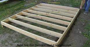 how to build a shed floor