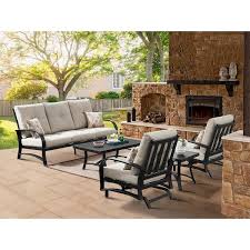 Ulax Furniture 5 Piece Aluminum Patio