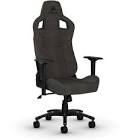 T3 RUSH - Chair - armrests - T-shaped - tilt - swivel - fabric - charcoal Corsair
