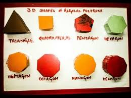 Maths Model 3d Shapes Polygons Prism Easy To Make