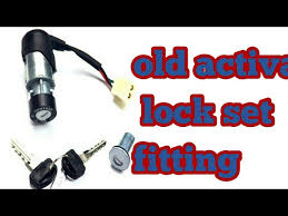 how to change lock set of activa