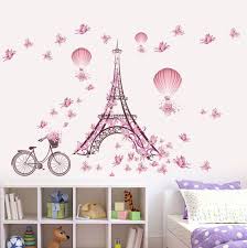 Buy Eiffel Tower Wall Decal For Girls