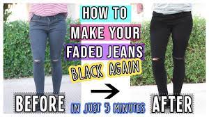 faded jeans black again