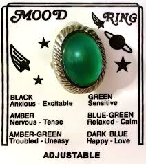 mood ring color meanings for the retro