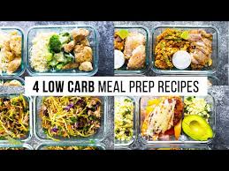 That's well below the 50 to 75 grams langer says many dinner recipes have, but not so low that they're skimping on what your body needs. 4 Low Carb Meal Prep Recipes Youtube
