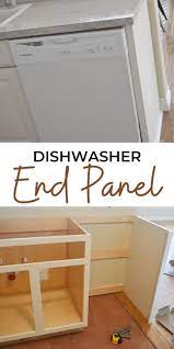 dishwasher end panel ana white