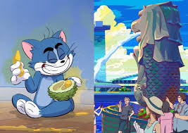 tom and jerry try out durians and 7