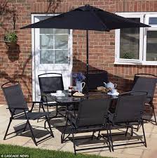 Asda Glass Patio Table Exploded Into A