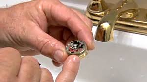 how to clean a faucet aerator this