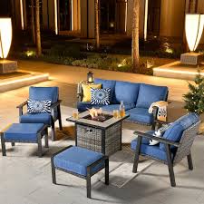 Outdoor Patio Conversation Sofa Set