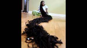 sunrise lady with longest hair in the