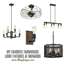 My Favorite Farmhouse Light Fixtures