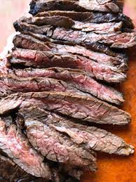 5 minute pan seared flank steak for two