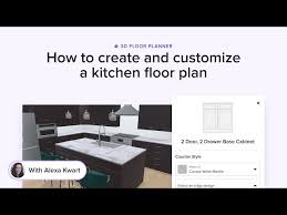 customizing kitchen floor plans you