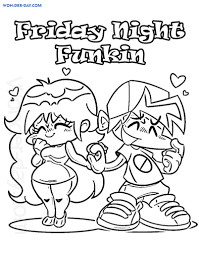 A3 (420x297 mm, 16.53x11.69 inches) files included: Friday Night Funkin Coloring Pages Printable Coloring Pages