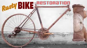 rusty bike full restoration back to