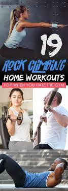 19 rock climbing home workouts for when